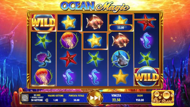 Lll▷ Ocean Magic ▷ Jouer Gratuit Machine À Sous En Ligne concernant Jeux Gratuits De Bulles