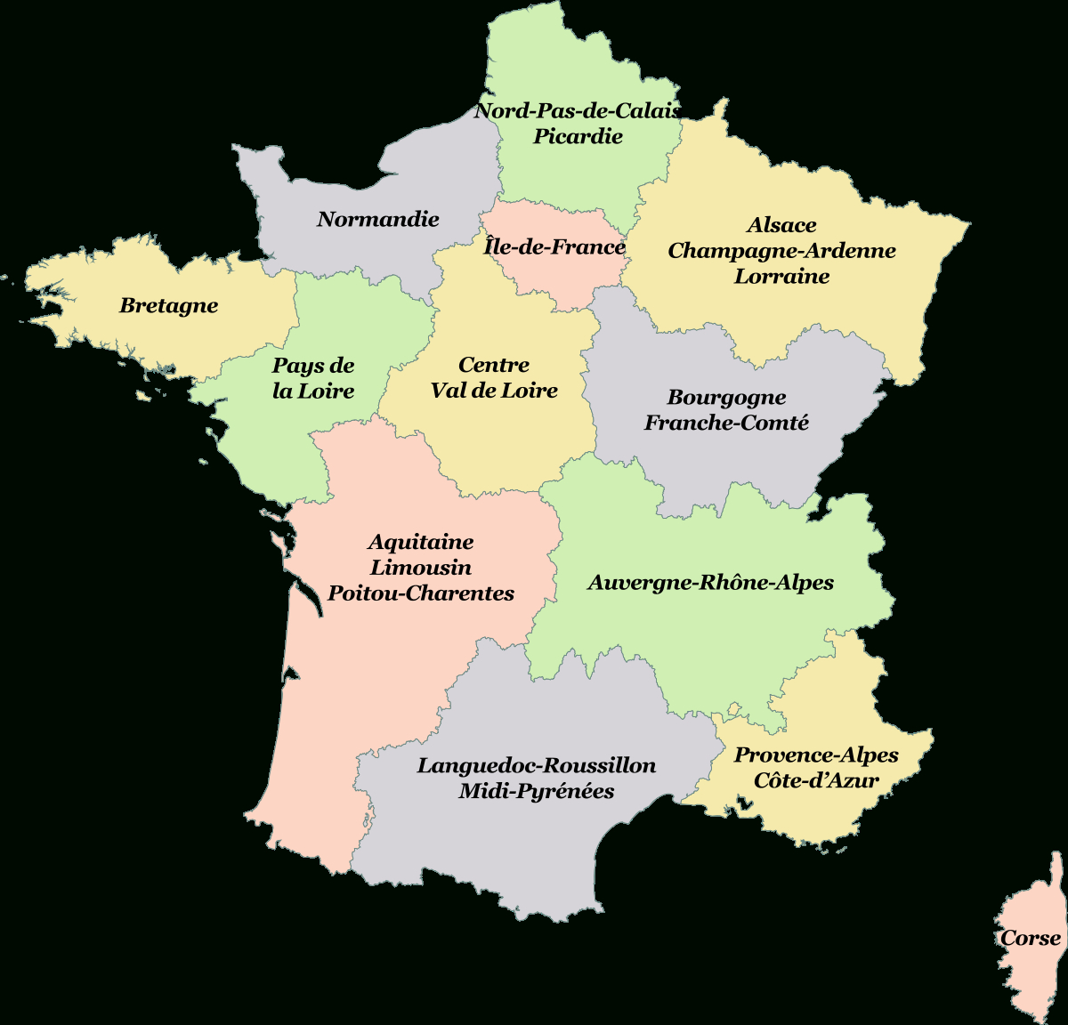 Loi Relative À La Délimitation Des Régions, Aux Élections encequiconcerne Les 22 Régions De France Métropolitaine 