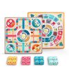 Ludo Montessori Educational Wooden Double Sides Toys For Children Family  Board Games For Preschool Kids Interactive Toy Jouet à France 4 Ludo