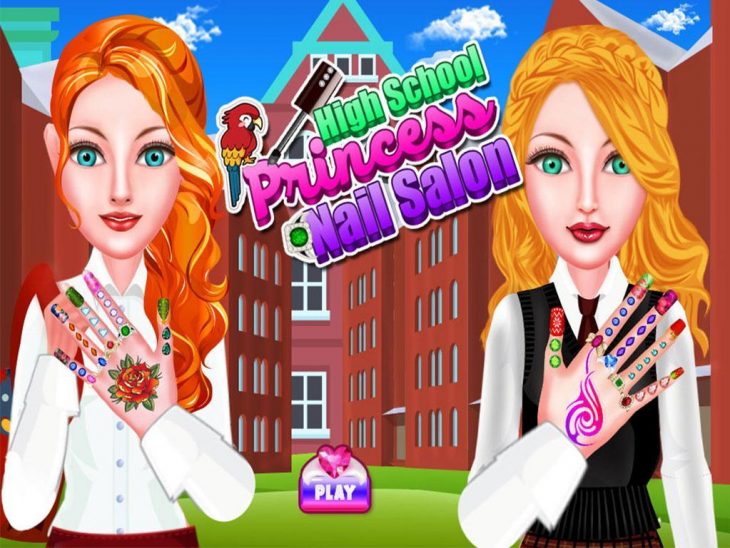 Lycéenne Salon De Manucure Jeu Pour Filles Pour Android concernant Jeux Que Pour Les Filles