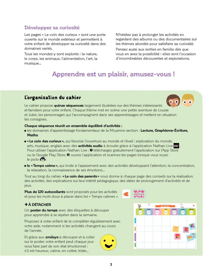 Ma Maternelle Épanouie – Moyenne Section – Calameo intérieur Cours Moyenne Section Maternelle