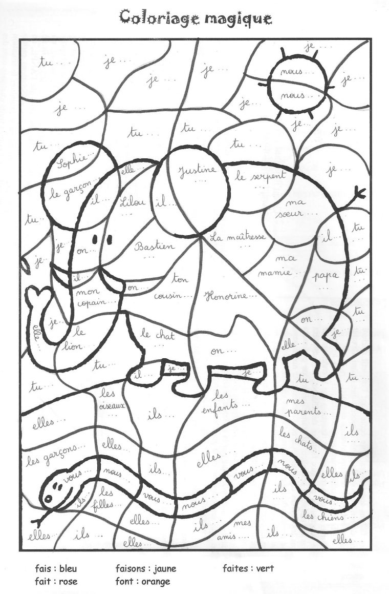 Magic Coloring #127 (Educational) – Printable Coloring Pages serapportantà Coloriage Codé Ce1