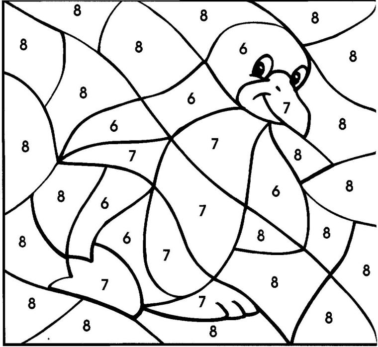 Magic Coloring #6 (Educational) – Printable Coloring Pages dedans Coloriage Hiver Maternelle