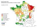 Maiz'europ' Maïs Fourrage : Carte D'estimation Des Récoltes intérieur Carte Des 22 Régions