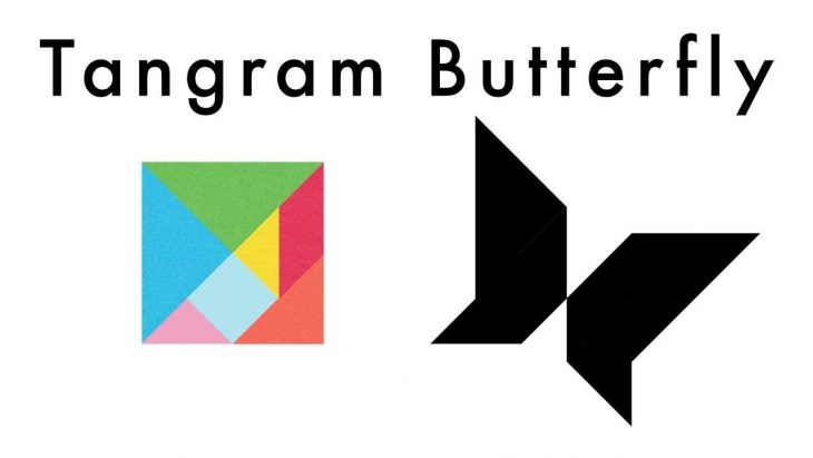 Make This Tangram Butterfly 🦋 – Download A Free Tangram pour Tangram Grande Section