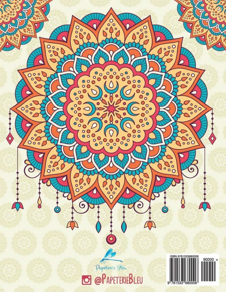 Mandala – Livre De Coloriage Pour Adultes (70 Pages) intérieur Cahier De Coloriage Enfant