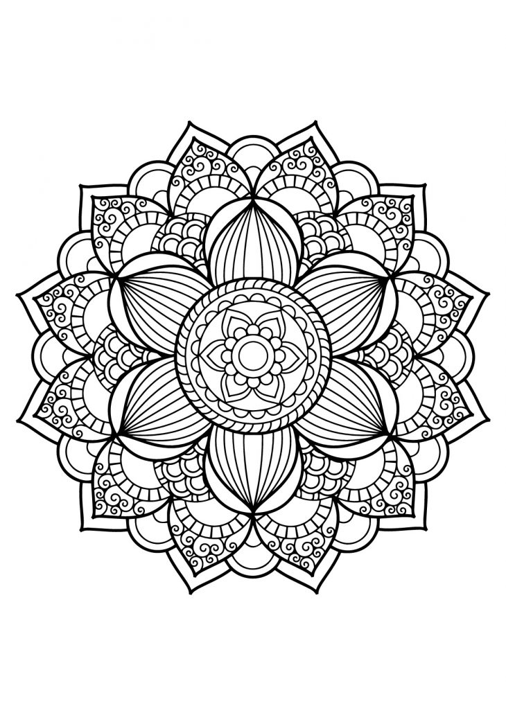 Mandala Livre Gratuit 17 – Mandalas – Coloriages Difficiles tout Imprimer Un Livre Gratuitement