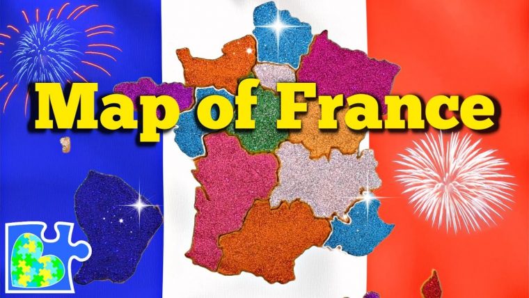 Map Of France || 18 Regions Of France || Carte De France avec Map De France Regions