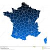 Map Of France Stock Vector. Illustration Of Departement encequiconcerne Puzzle Departement