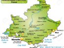 Map Of Provence-Alpes-Cote D Azur As An Overview Map In Green concernant Gap Sur La Carte De France