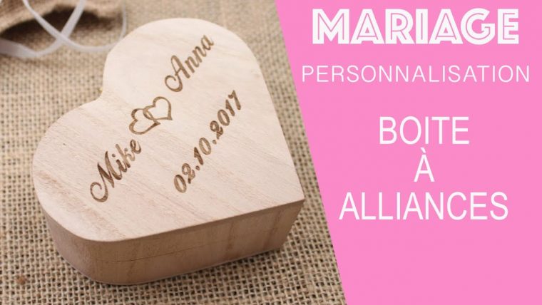 Mariage -Personnaliser Sa Boite Pour Alliances – concernant Boite À Personnaliser