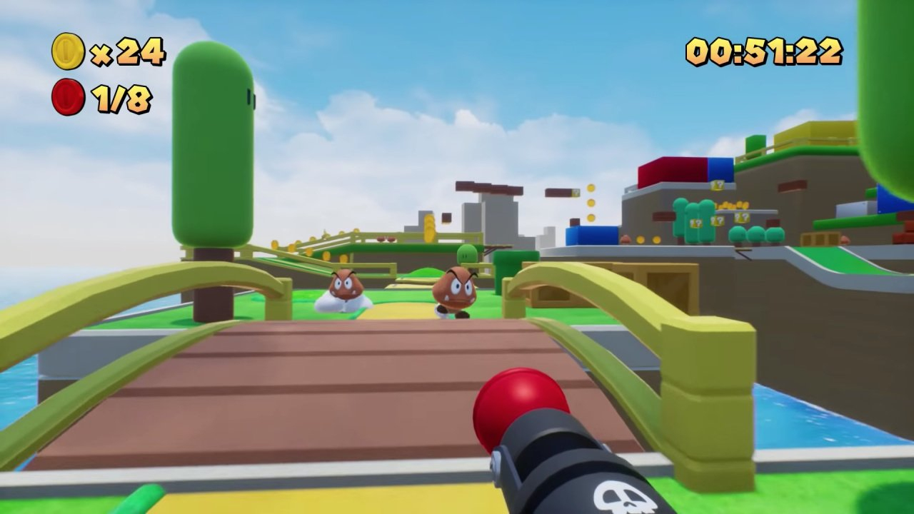 Mario Fait Un Excellent Jeu De Tir À La Première Personne tout Jeux De Tire Gratuit 