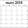 Mars 2018 Calendrier Imprimable | Calendrier Gratuit serapportantà Calendrier Mars 2018 À Imprimer