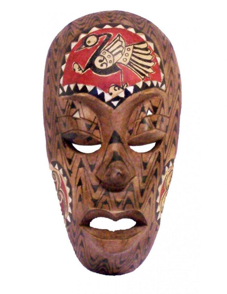 Masque Africain 20 Cm Lombok avec Masque Afriquain