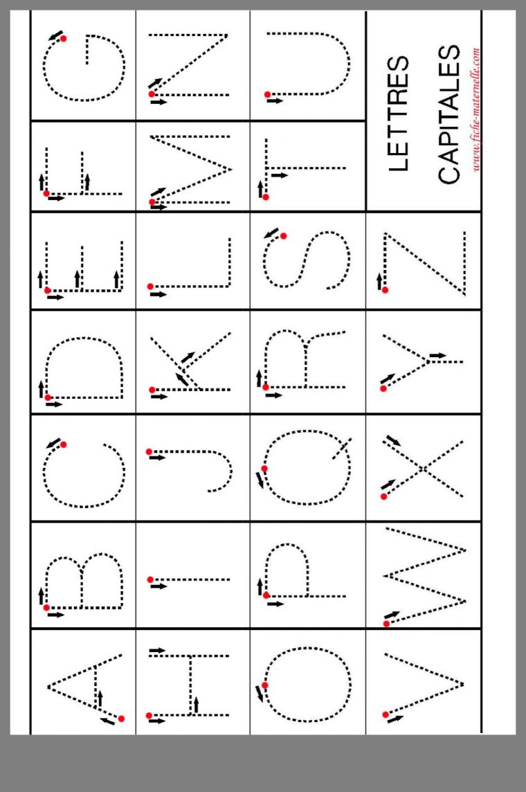 Maternelle | Fiches De Travail Pour Maternelles, Apprendre À intérieur Apprendre Les Lettres Maternelle