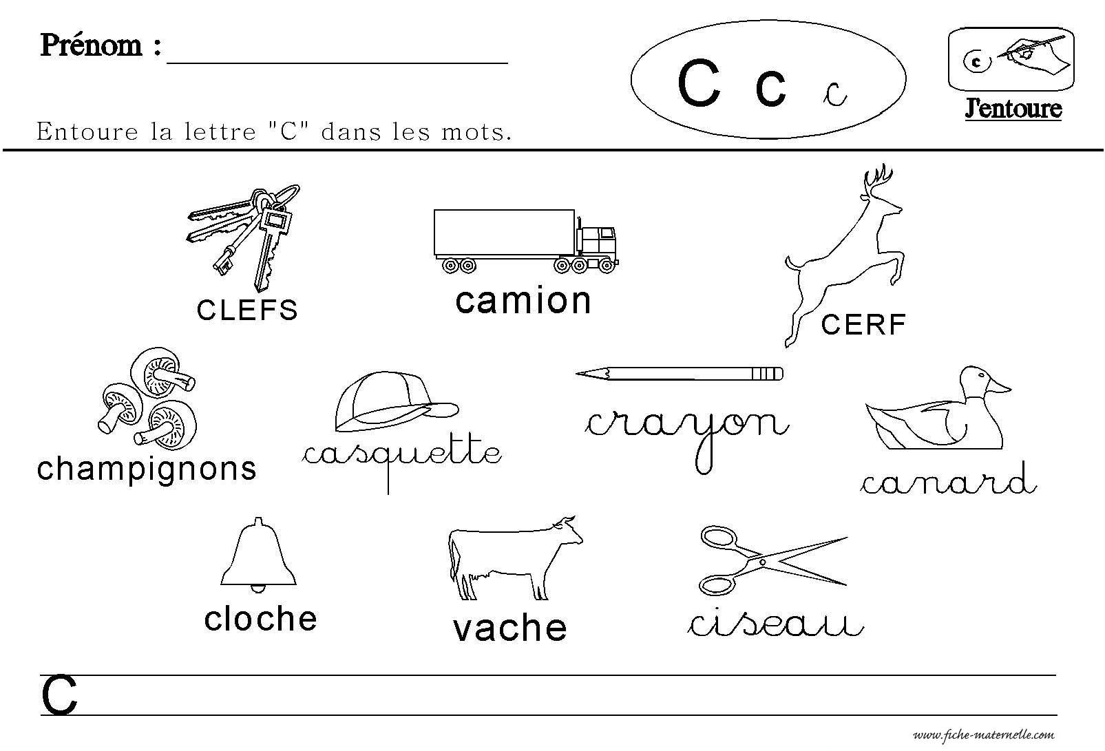 Maternelle : Lecture Des Lettres De L'alphabet | Lecture avec Activités Sur Les Lettres De L Alphabet En Maternelle