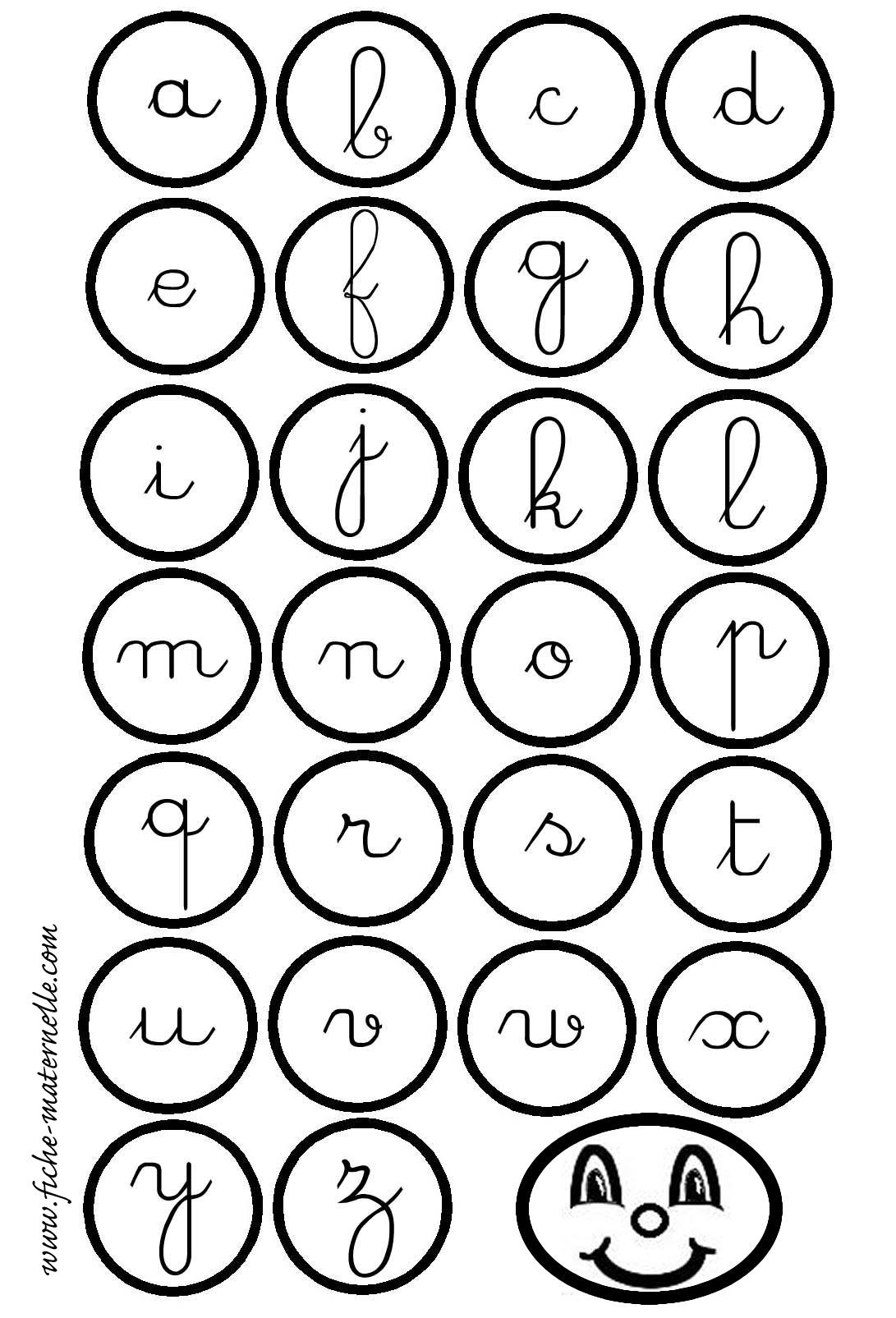 Maternelle : Lecture Et Écriture Des Lettres De L'alphabet pour Exercice D Alphabet En Maternelle