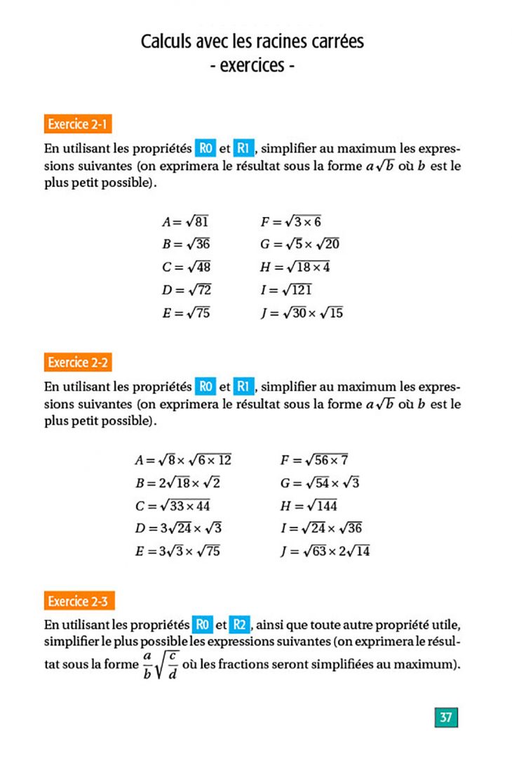 Maths Lycée Seconde – Réviser Les Fondamentaux intérieur Exercice De Math Sur Les Puissances