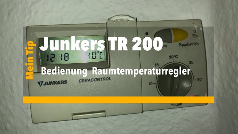 junkers tr 200 bedienungsanleitung