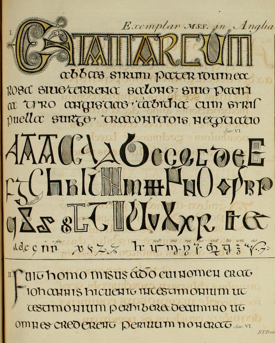 Medieval Manuscripts Auf Twitter: &quot;here's The Printed avec Majuscule Script