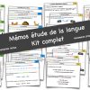 Mémos Étude De La Langue Ce1-Ce2 – Le Blog Du Cancre tout Fiche De Français Ce2