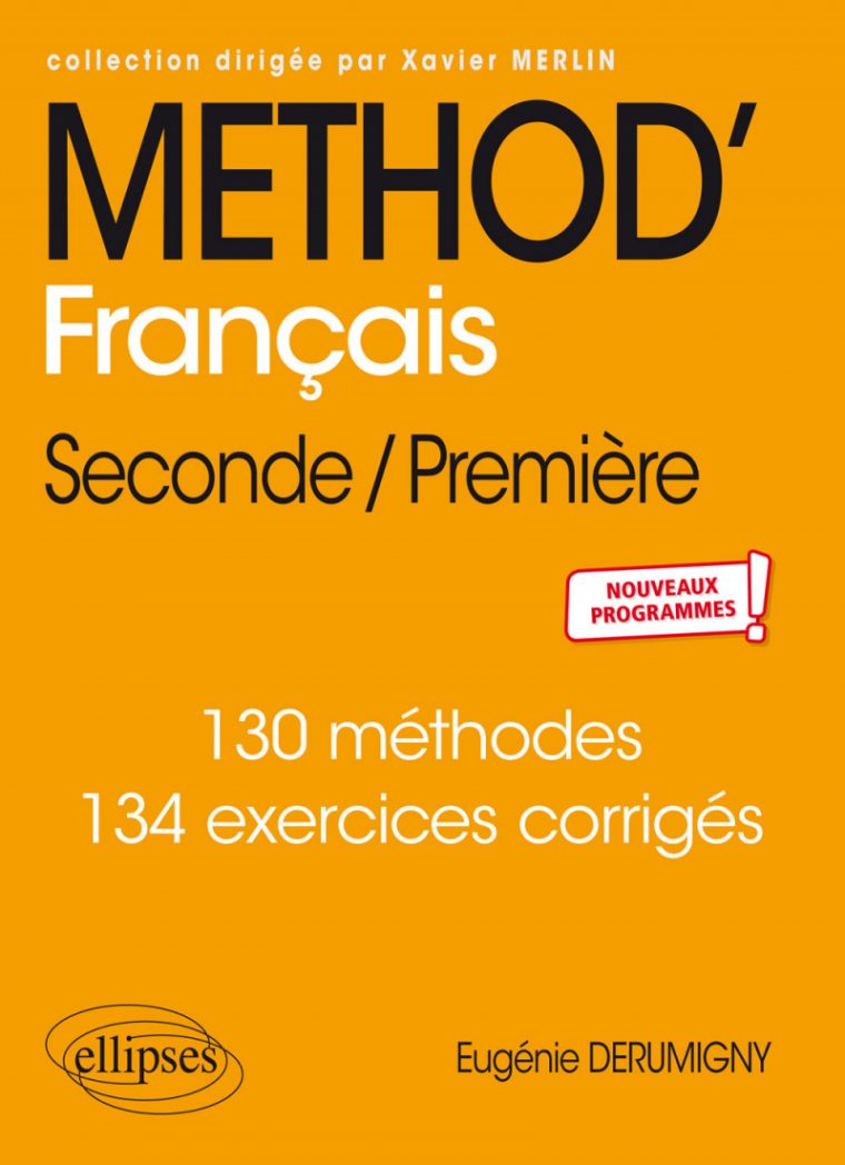 Méthod' Français Seconde/première tout Cahier De Vacances 1Ere S