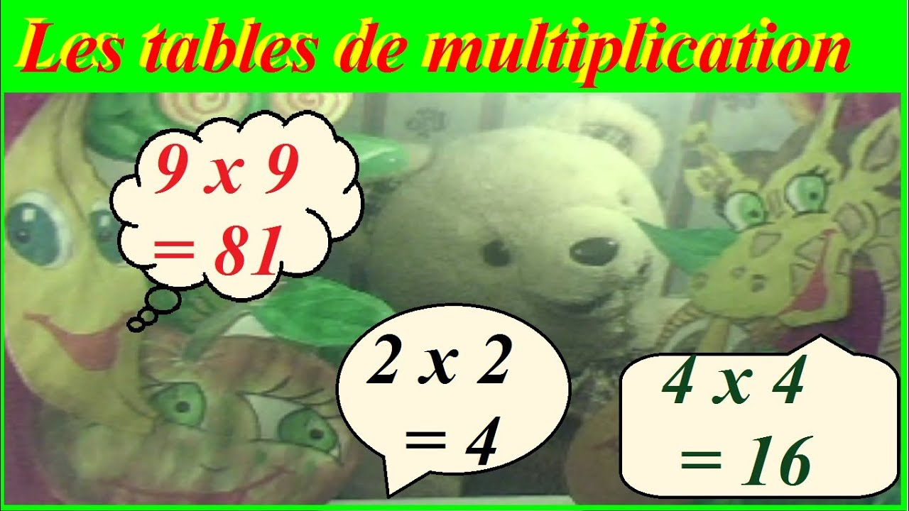 Méthode Pour Apprendre Les Tables De Multiplication De 1 À 10 En S'amusant à Apprendre La Table De Multiplication En Jouant