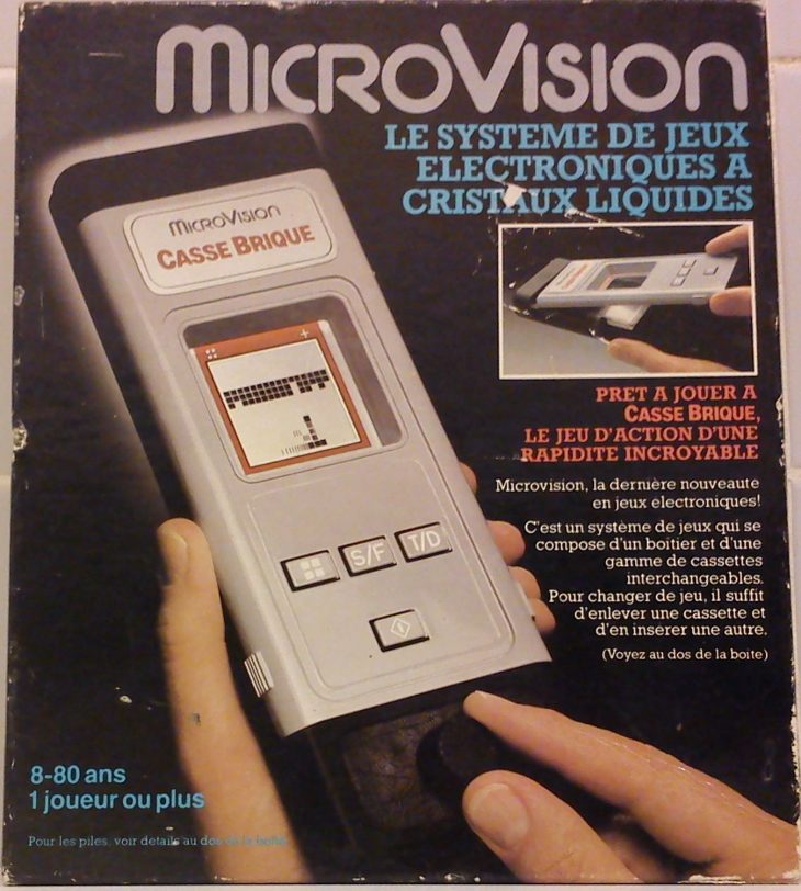 Microvision – Milton Bradley – 1979 – La Première Console serapportantà Jouer Au Casse Brique