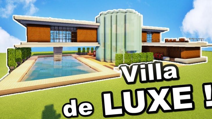 Minecraft Tuto Grande Villa De Luxe !! | Villa De Luxe serapportantà Jeux De Grande Maison