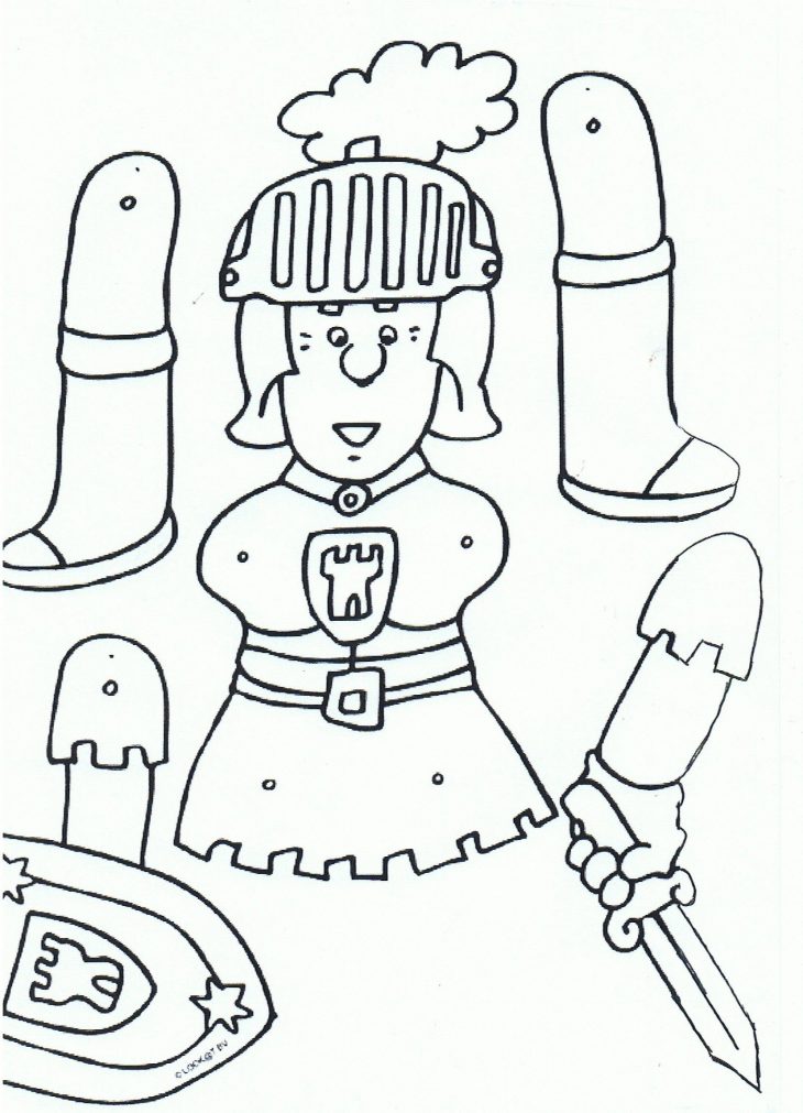 Mobile De Chevaliers En Armure | Pantin, Coloriage Chateau tout Dessin Pantin