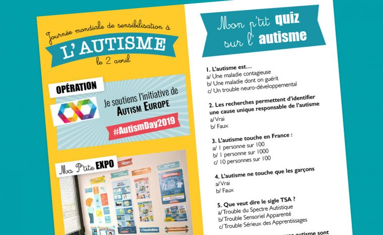 Mon P'tit Quiz Sur L'autisme – Blog Hop'toys serapportantà Quizz Enfant