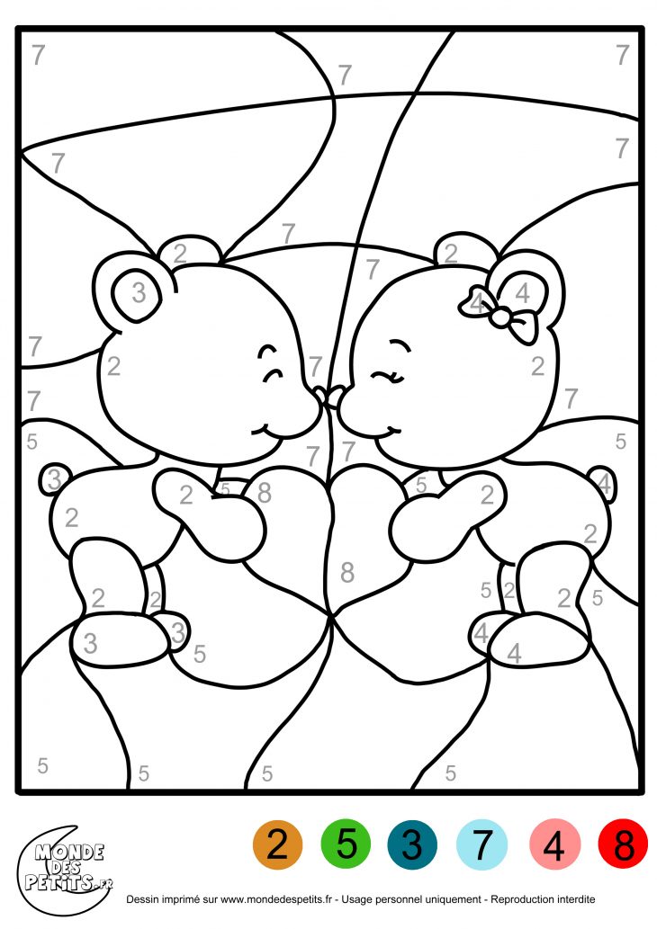 Monde Des Petits – Coloriages À Imprimer intérieur Coloriage Magique Pour Enfant