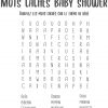 Mots Cachés Baby Shower, Jeu Pour Baby Shower, Collection concernant Jeux De Mots Gratuits En Francais A Telecharger