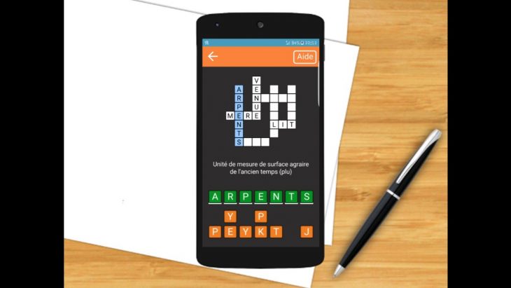 Mots Croisés En Français (Android App) avec Mot Croisé Aide