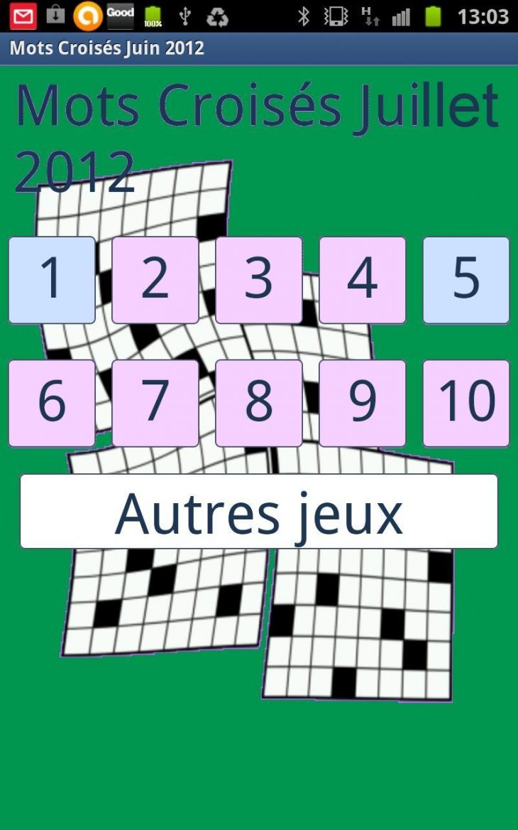 Mots Croisés Faciles 07 Pour Android – Téléchargez L'apk intérieur Jeux Mots Croisés Facile