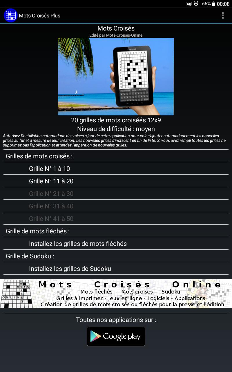 Mots Croisés Gratuits For Android - Apk Download à I Fleches Gratuit