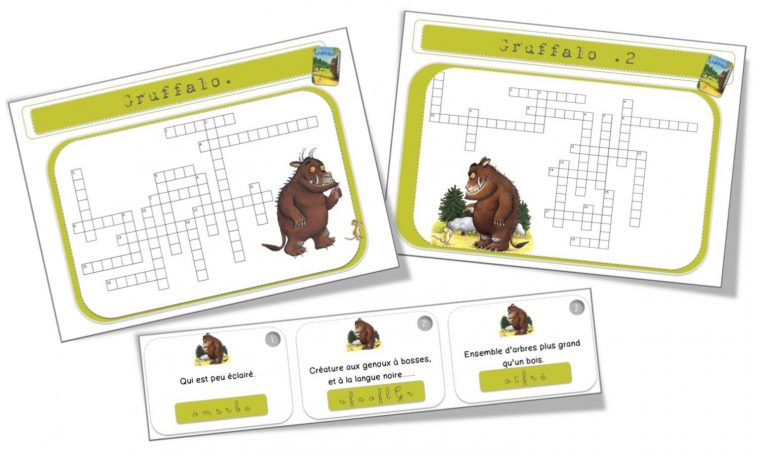 Mots Croisés : Gruffalo à Grand Ensemble Mots Croisés