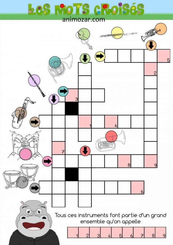 Mots Fleches Junior Gratuit Ligne concernant Mots Croisés Et Fléchés Gratuits