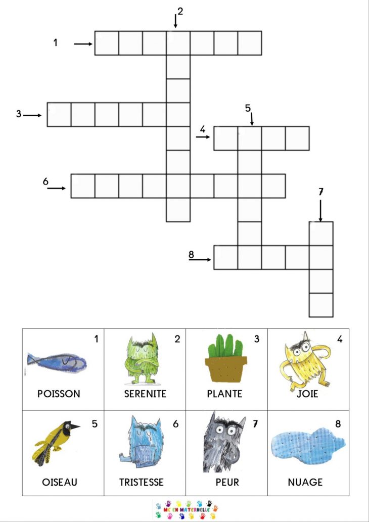 Mots Fléchés – Mc En Maternelle avec Jeux Fléchés En Ligne