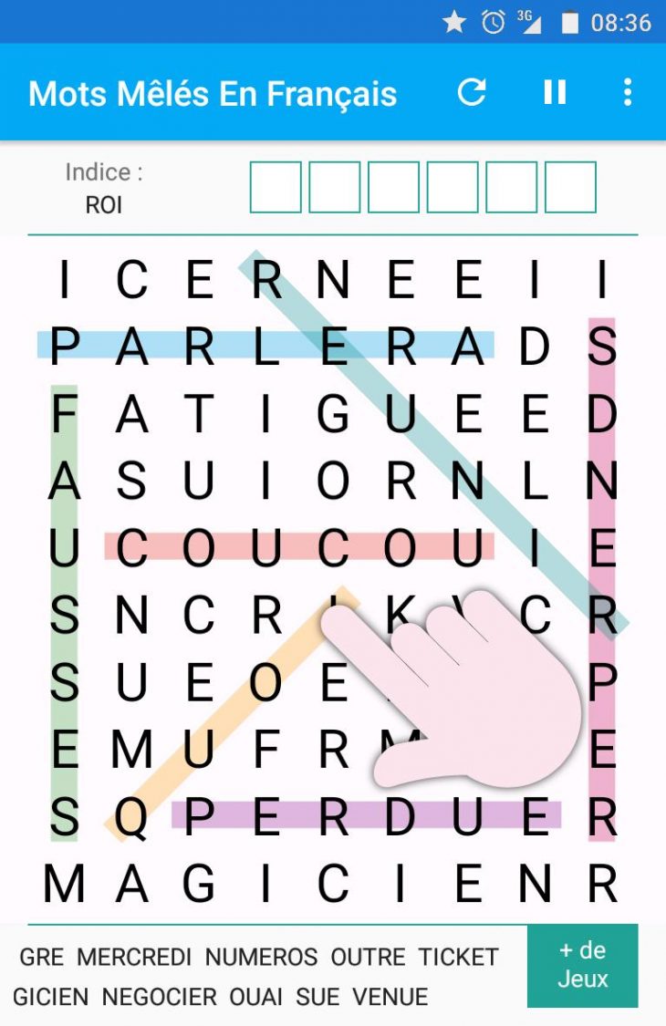 Mots Mêlés Français Gratuits Pour Android – Téléchargez L'apk à Jeux Gratuits En Francais