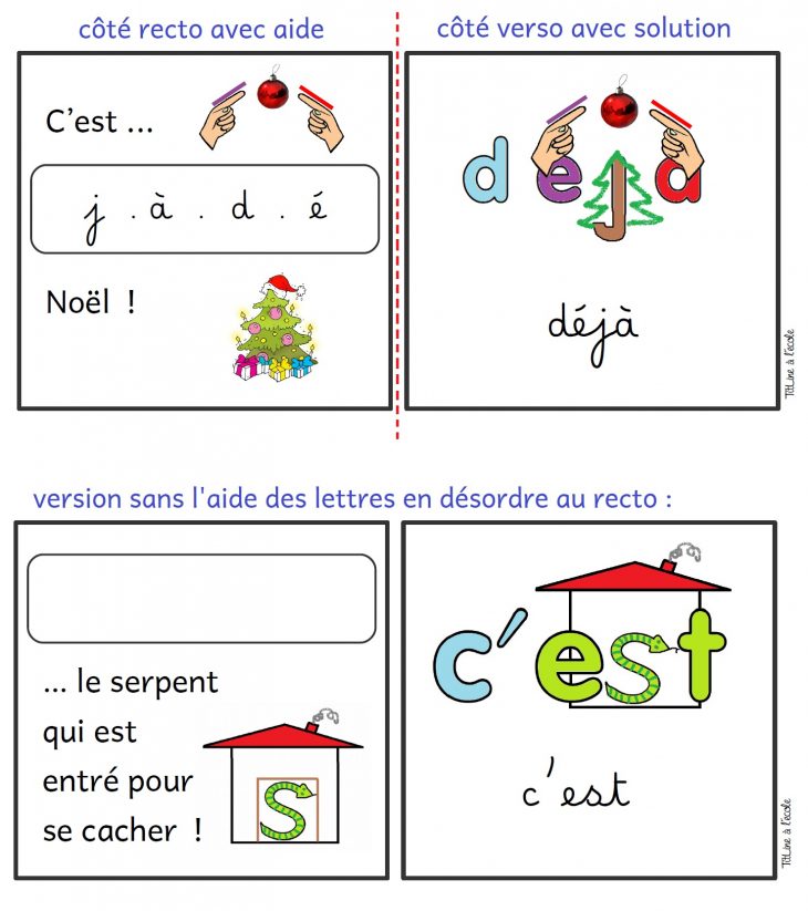 Mots Outils Illustrés | Titline À L'école dedans Mot Avec Lettres Mélangées