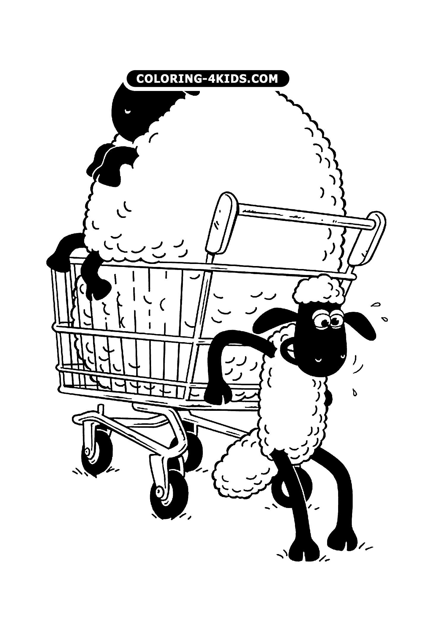 Mouton #126 (Animaux) – Coloriages À Imprimer encequiconcerne Mouton À Colorier 