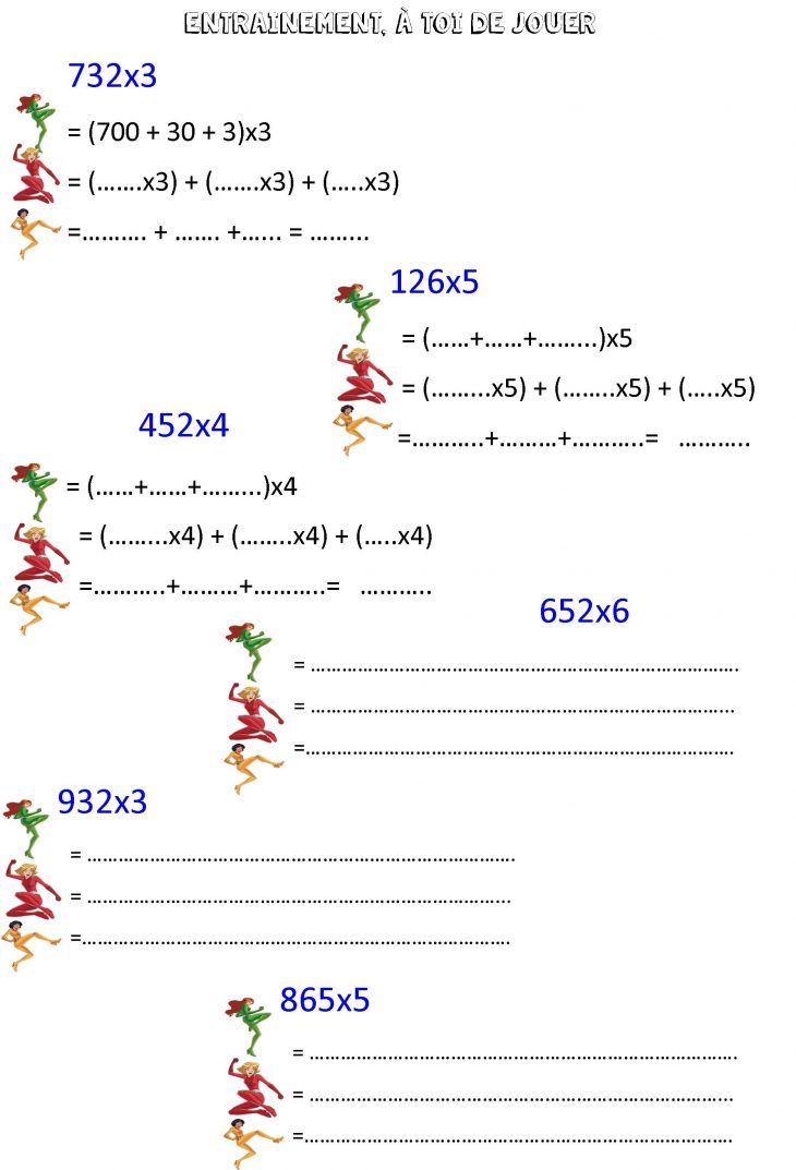 Multiplier En Ligne Ce2 | Le Blog De Monsieur Mathieu dedans Exercice Ce2 En Ligne Gratuit