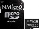 Nmicro 64Go Carte Mémoire 64G 64Gb Uhs-1 Classe 10 U3 Uhs dedans Carte Memoire Tablette