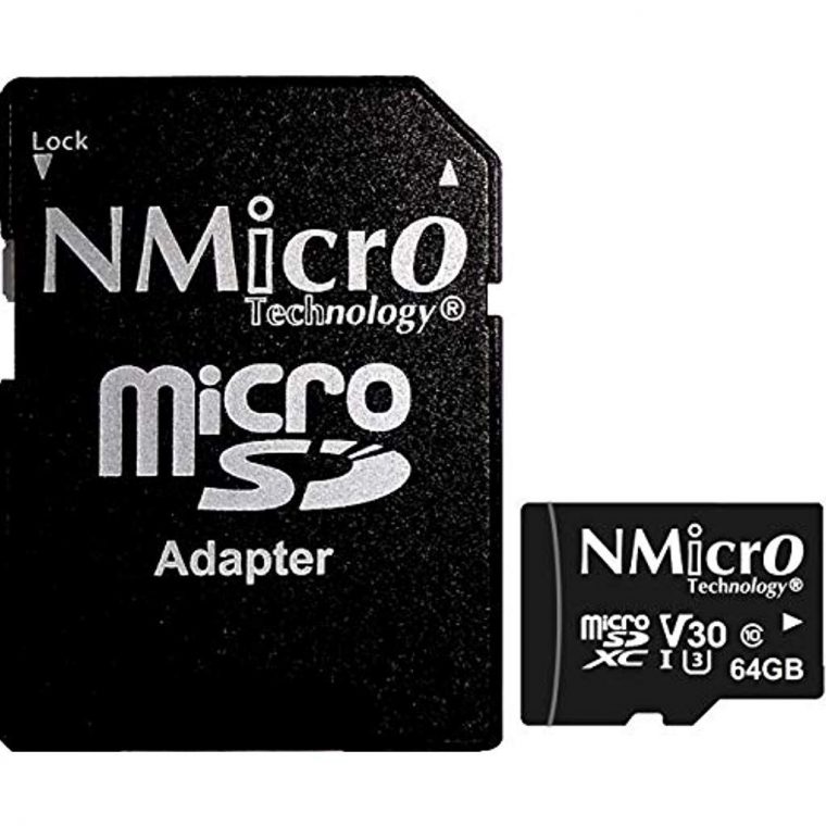 Nmicro 64Go Carte Mémoire 64G 64Gb Uhs-1 Classe 10 U3 Uhs dedans Carte Memoire Tablette