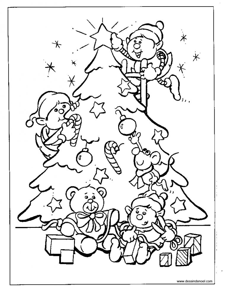 Noël #3 (Fêtes Et Occasions Spéciales) – Coloriages À Imprimer à Dessin A Colorier De Noel Gratuit A Imprimer