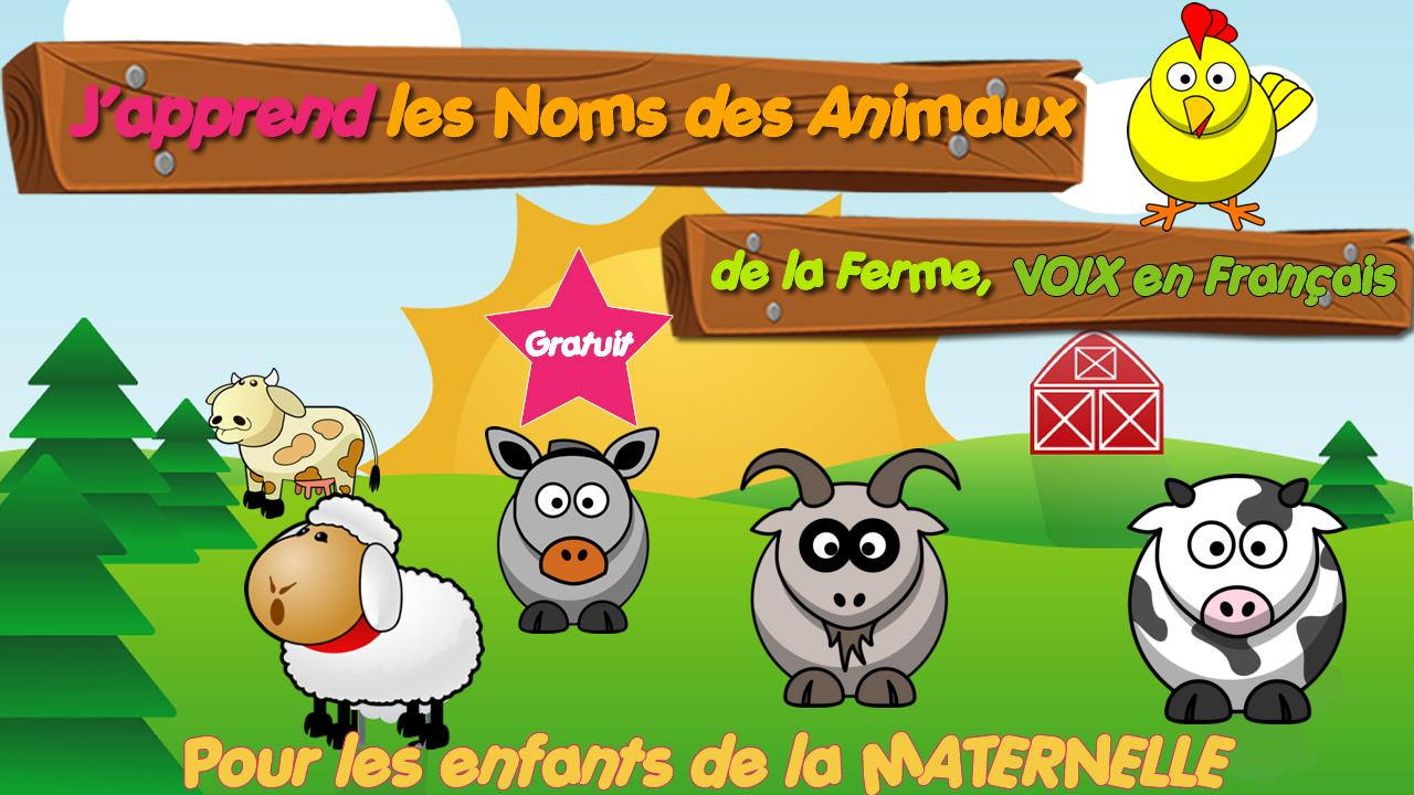 Noms Des Animaux De La Ferme For Android - Apk Download tout Les Animaux De La Ferme Maternelle 