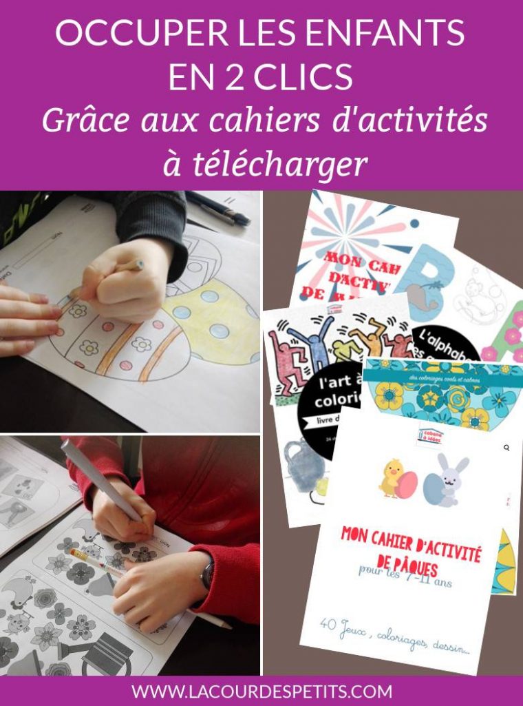 Notre Test Des Cahiers D'activités Cabane À Idées | La Cour tout Cahier De Coloriage Enfant