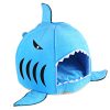 Nouveauté Bleu/gris Belle Requin Doux Souris Forme Doghouse à Requin Souris