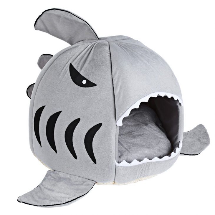 Nouveauté Doux Chien Chat Lit Gris Couleur Requin De Bande serapportantà Requin Souris